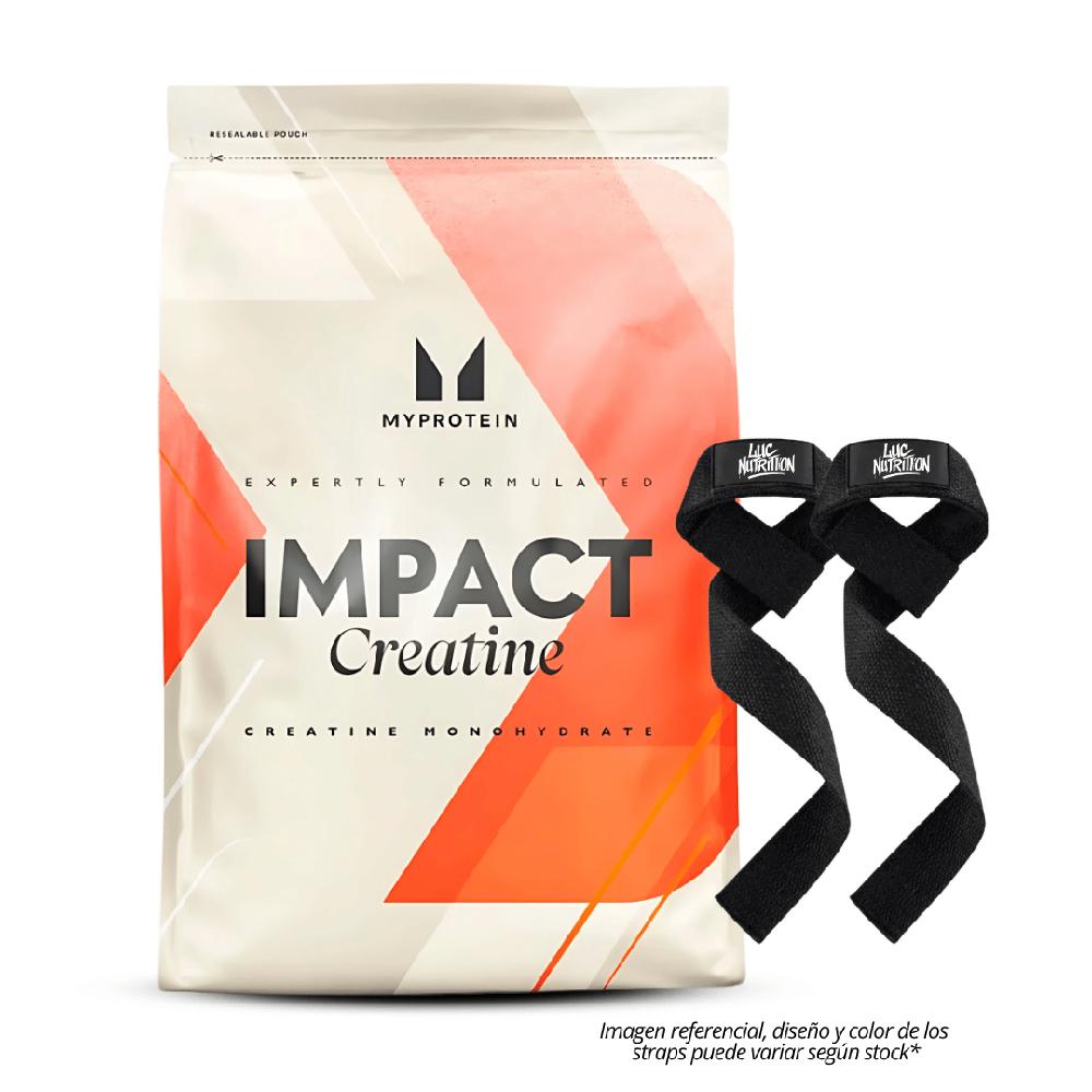 Creatina Monohidratada Myprotein 250g con Straps