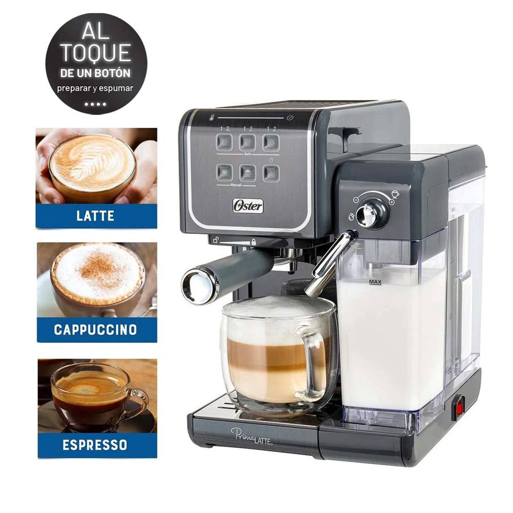 CAFETERA AUTOMATICA  PRIMALATTE TOUCH 19 BARES OSTER BVSTEM6801M