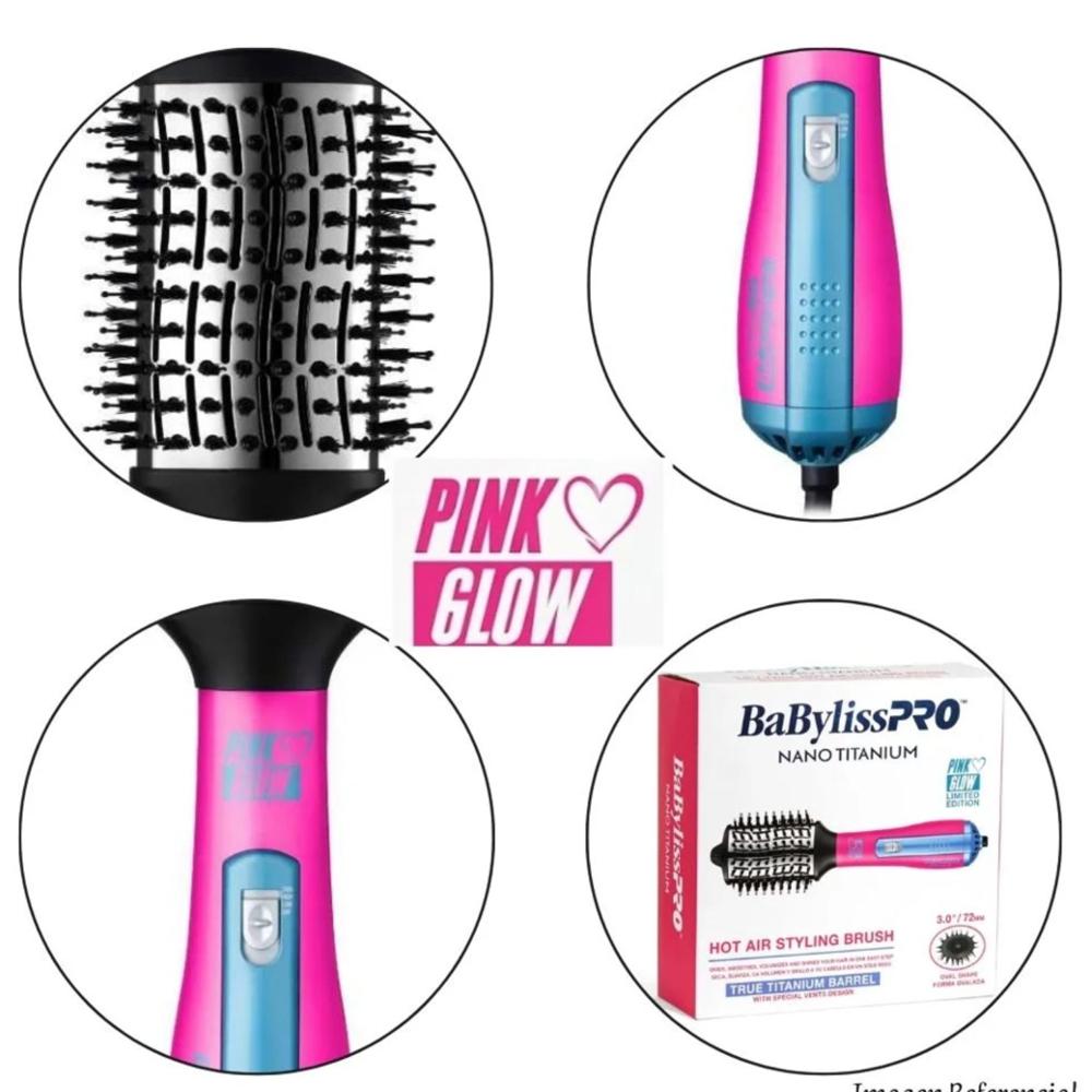 Cepillo Secador BabylissPro 72 mm Fucsia Glow Alto Desempeño