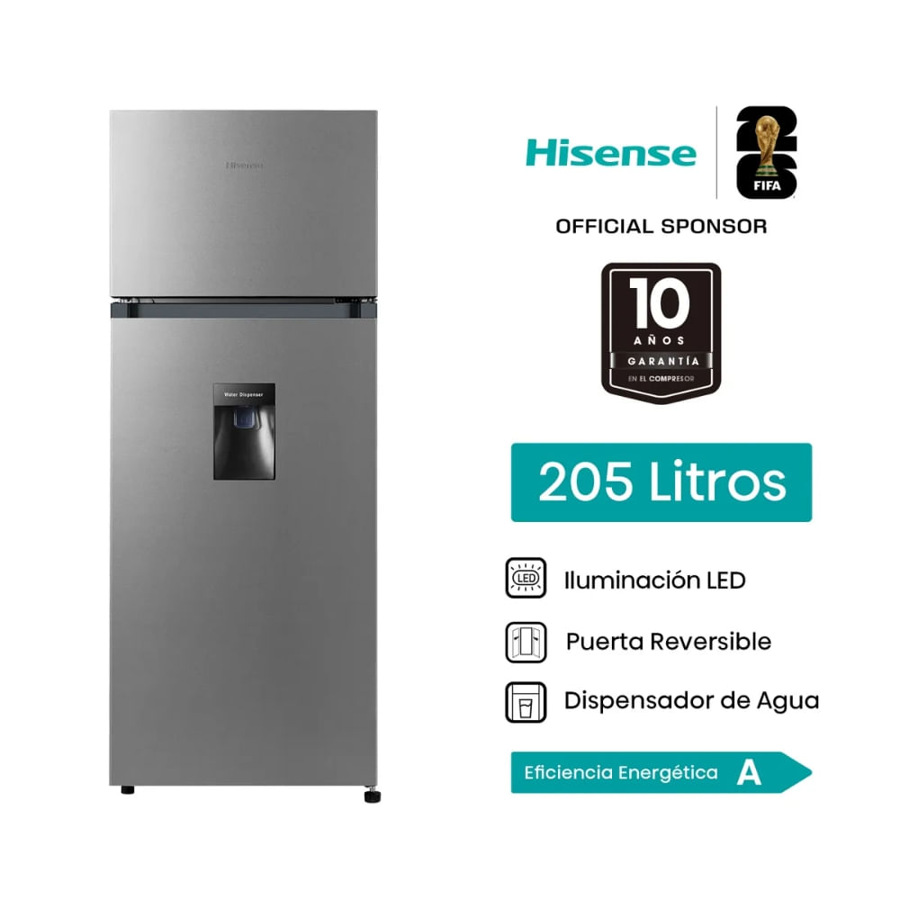 REFRIGERADORA 205L TOP MOUNT FROST RD267