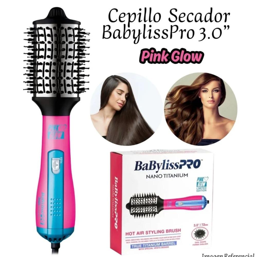 Cepillo Secador BabylissPro Fucsia Glow 72 mm Profesional