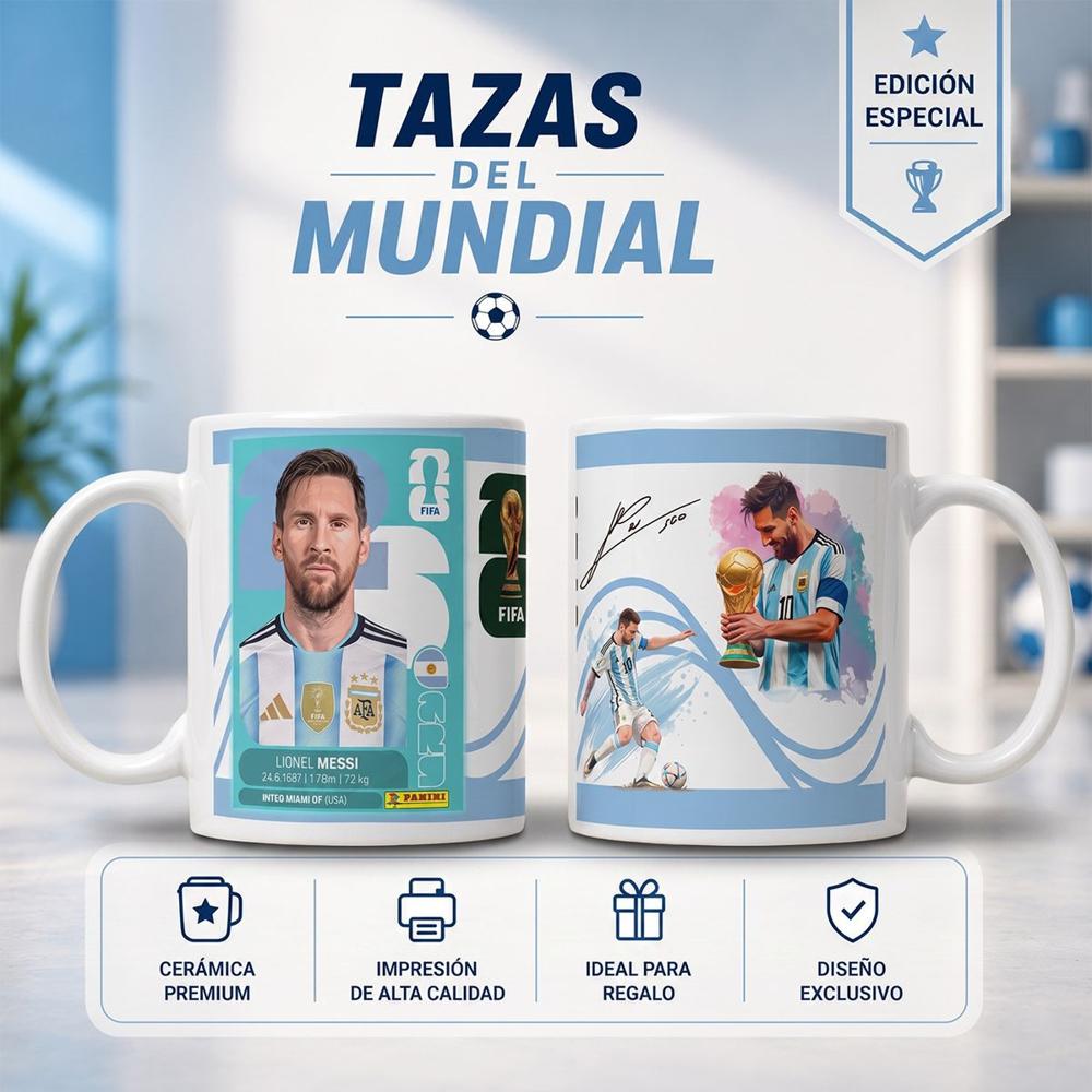 TAZA MUNDIAL 2026 LIONEL MESSI