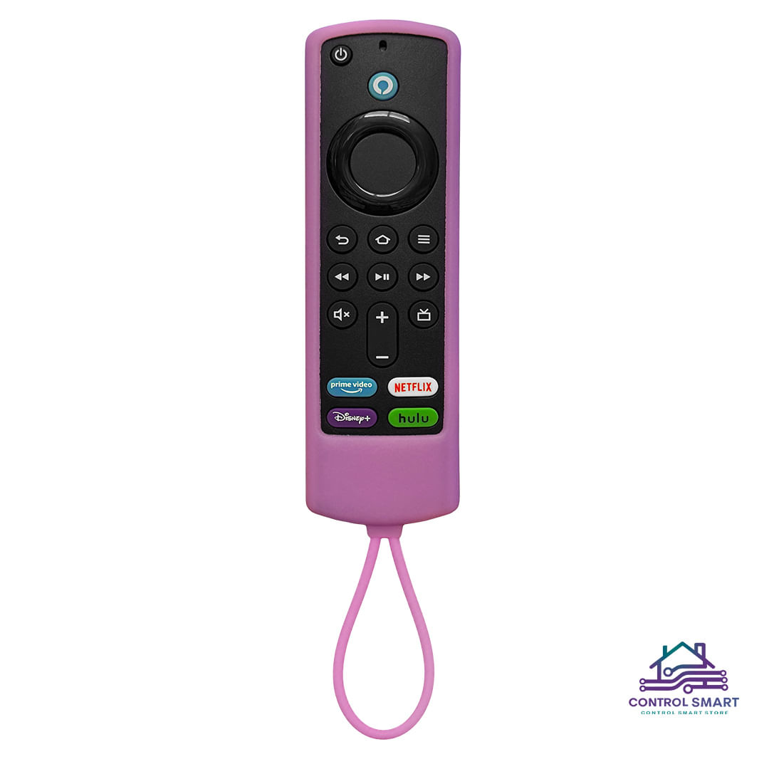 Funda Protectora Para Control Amazon Fire Tv Stick -Lila forescente