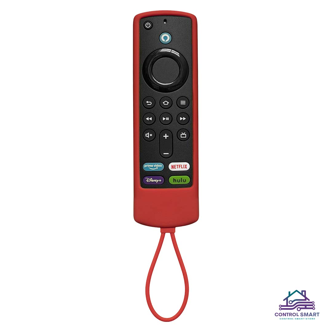 Funda Protectora Para Control Amazon Fire Tv Stick -Rojo