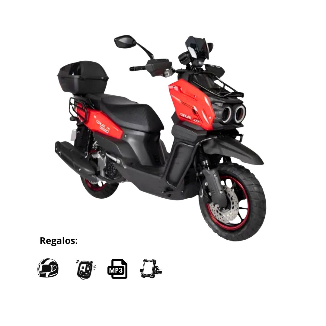 Moto Scooter SL150 T5 150cc Automática Rojo
