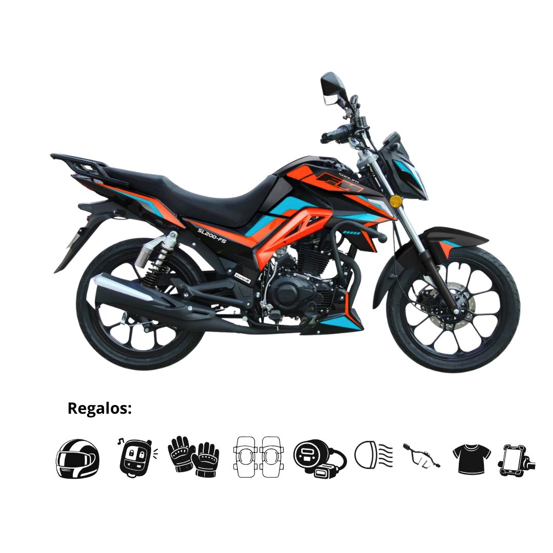 Moto Sonlink SL200- F5  200 Cc 13.6 Hp 6 Veloc.