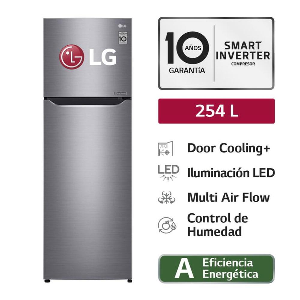 Refrigerador LG con Compresor Smart Inverter y Tecnología DoorCooling GT29BPPDC