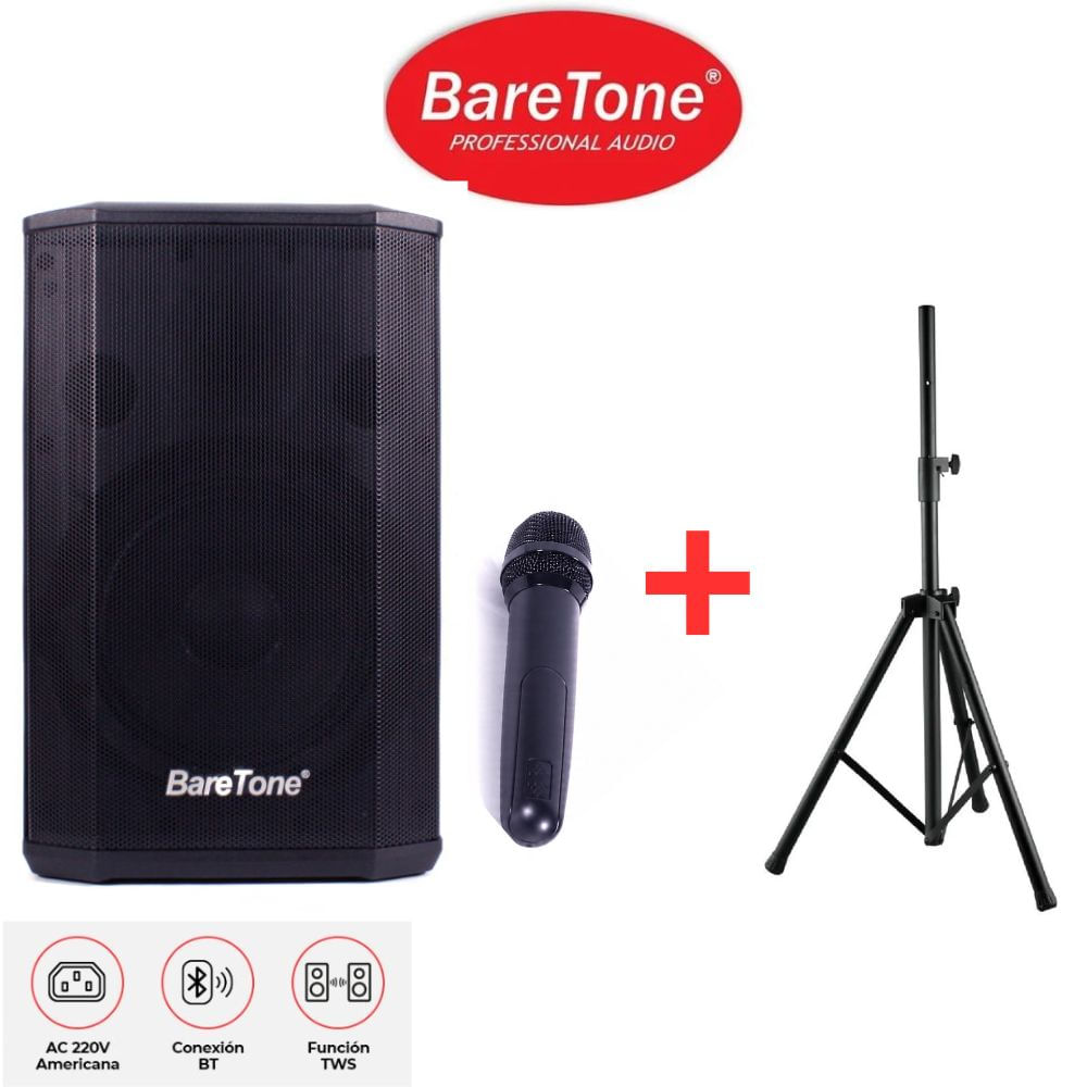 Combo Parlante profesional Baretone MAX-B8  Soporte