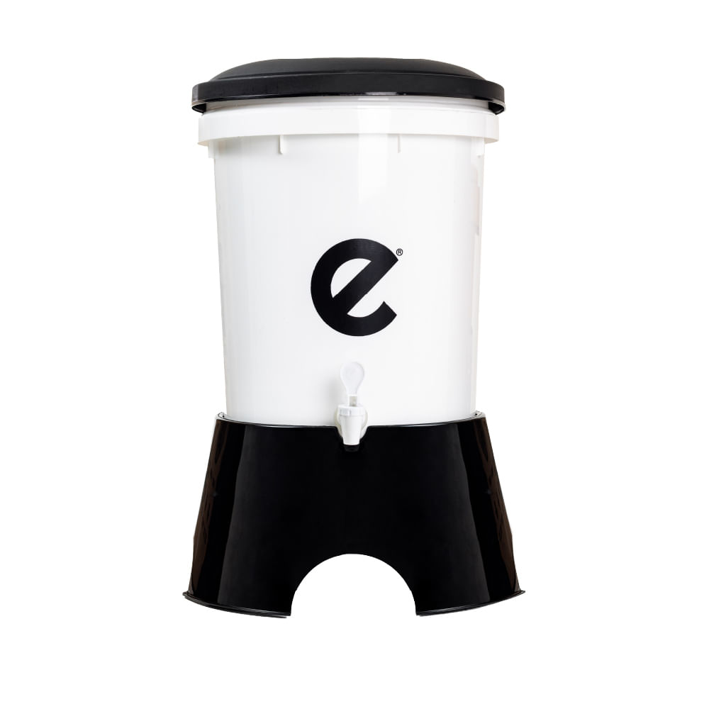 Ecofiltro purificador de agua por gravedad 20 L Colors Negro