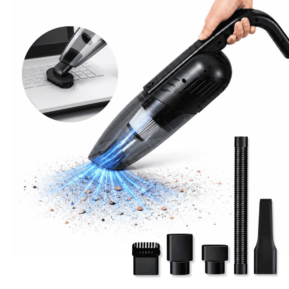 Aspiradora De Mano Recargable 120W Con Filtro Y Accesorios De Limpieza
