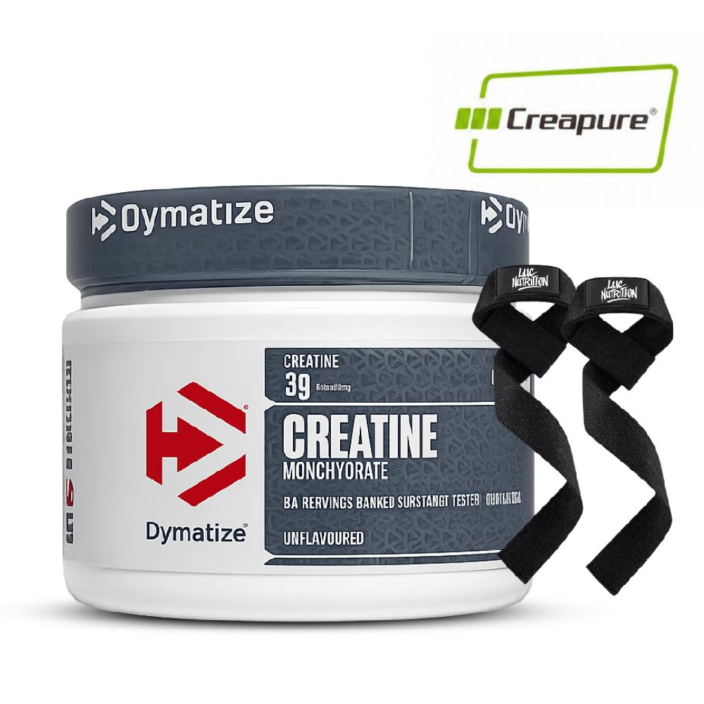 Creatina Creapure 300g Dymatize con Straps