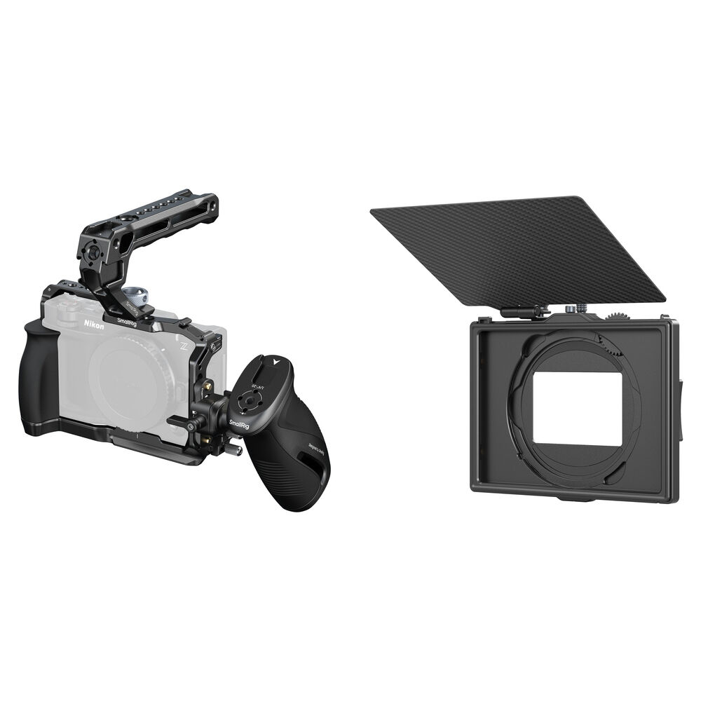 SmallRig Jaula para Cámara Nikon ZR con Mango Superior, Mango Lateral y Kit de Matte Box