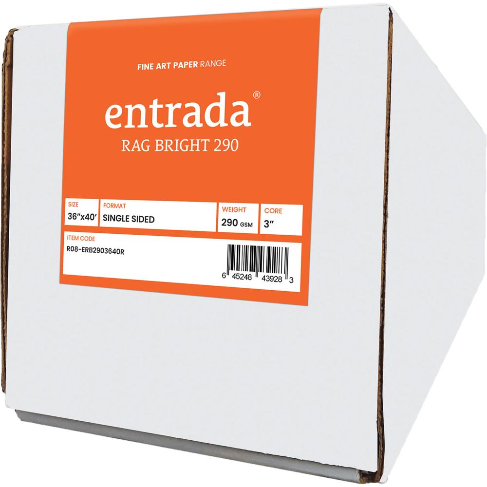 Moab Entrada Rag Bright 290 Papel de Inyección Archival 36"" x 40' - 100% Algodón, Acabad
