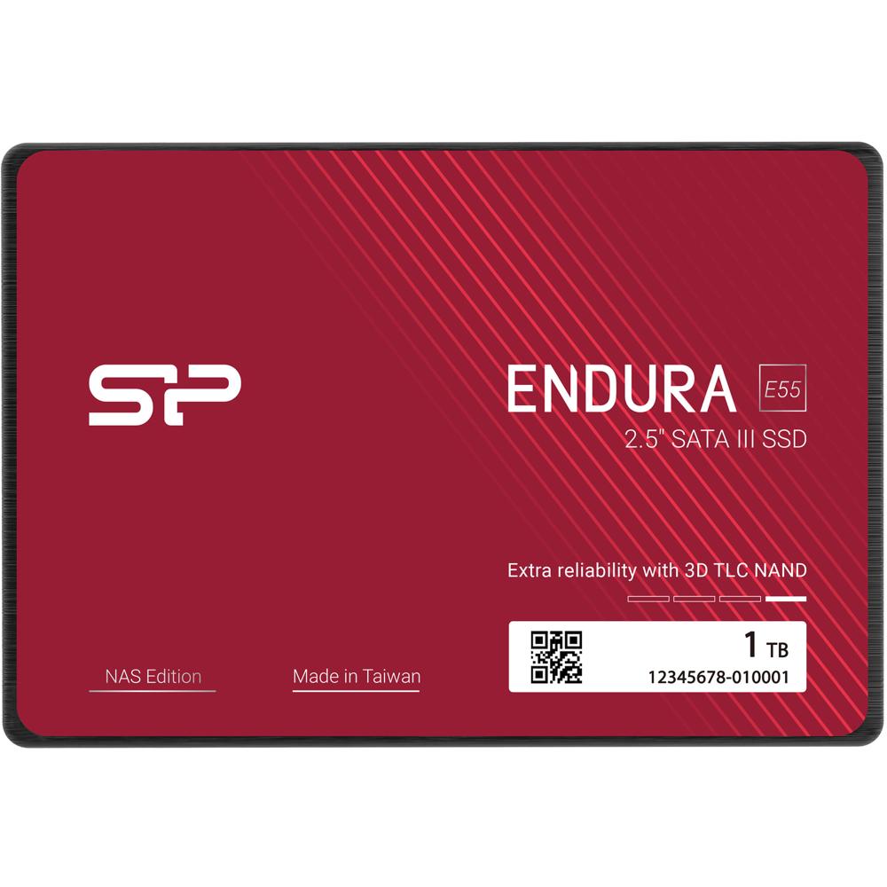 Silicon Power SSD Interno NAS E55 1TB 2.5"" SATA III - 500 MB/s Lectura, 450 MB/s Escritura