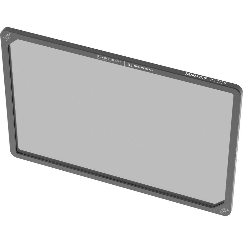 Kondor Blue Filtro ND IRND 0.9 4 x 5.65"" - 3 Stops, Marco de Aluminio de 4mm, Vidrio Schot