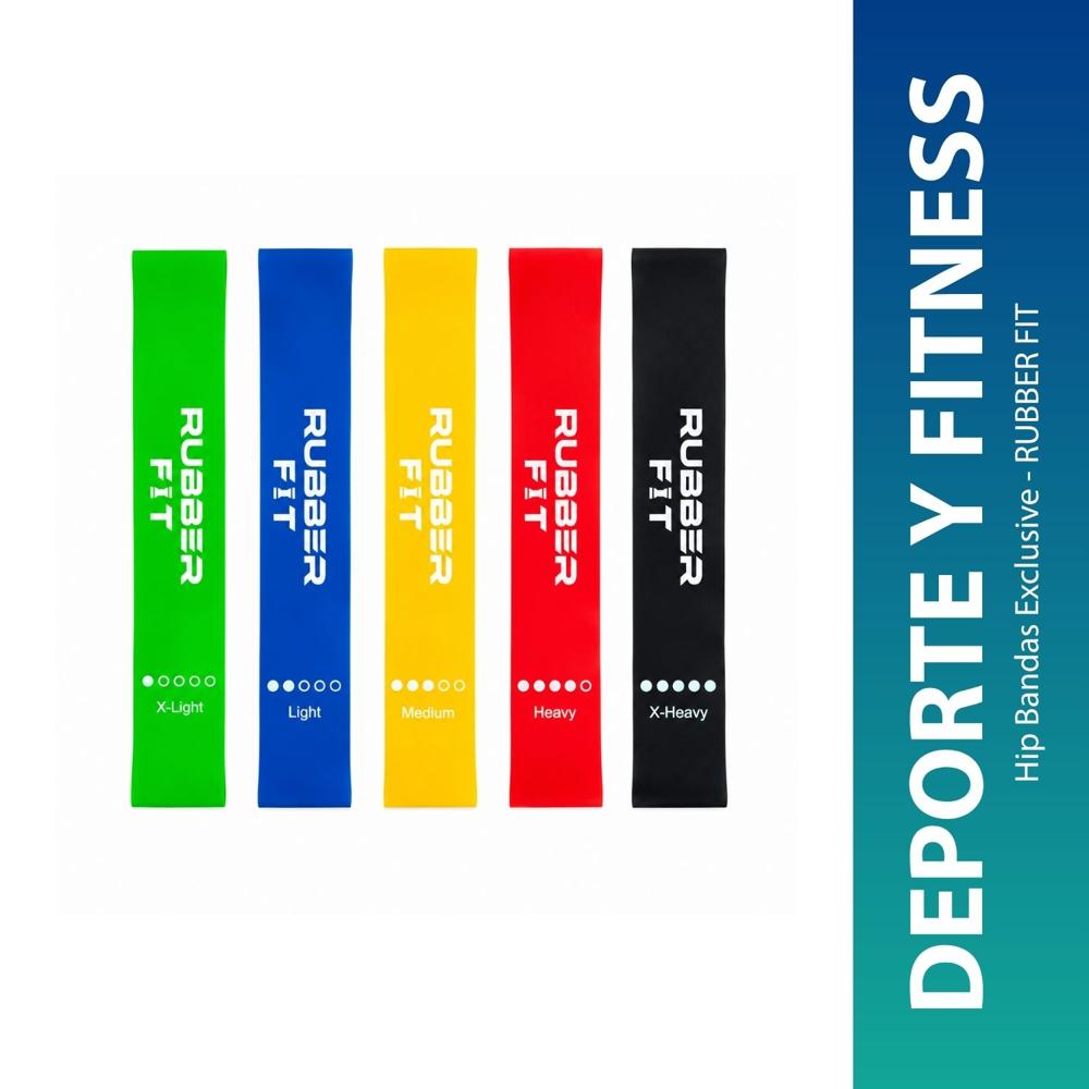Set de 5 Mini Bandas de Colores - RUBBER FIT