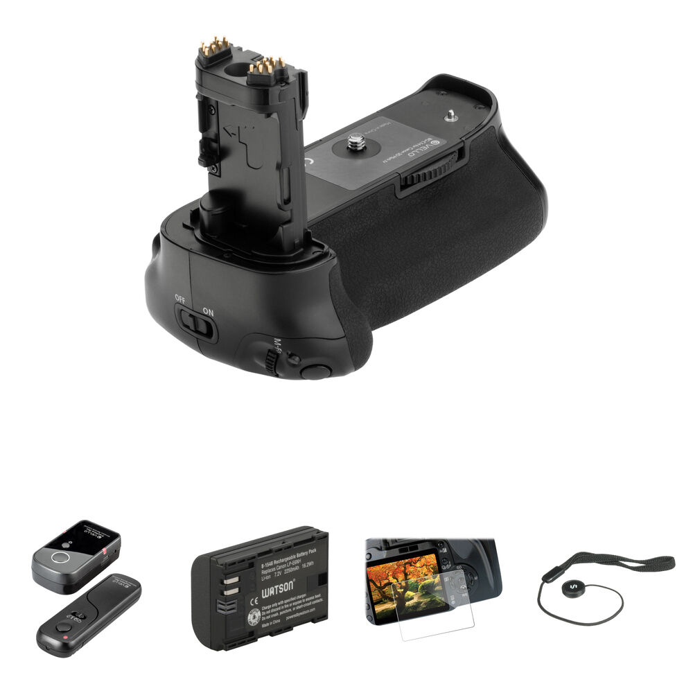 Vello Kit de Accesorios para Canon EOS 5D Mark IV - Incluye Grip BG-C14, Control Remoto In