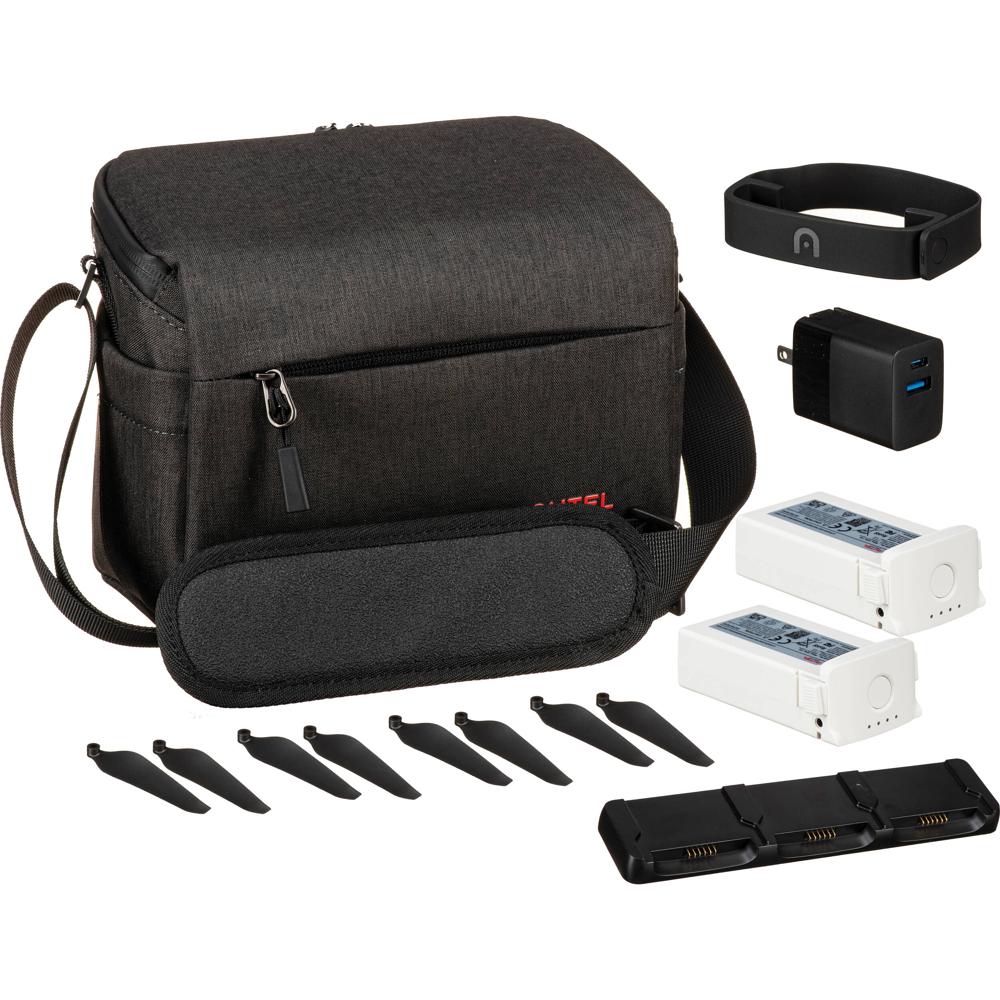 Autel On The Go Bundle EVO Nano Drones - Bolsa, 2 Baterías, Cargador Multi, Hélices y Ac