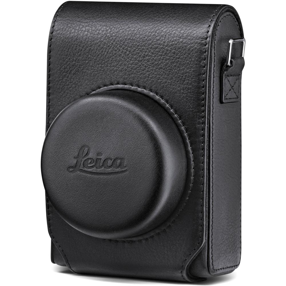 Leica D-Lux 8 Funda de Cuero Negra con Correa Ajustable y Cierre Magnético