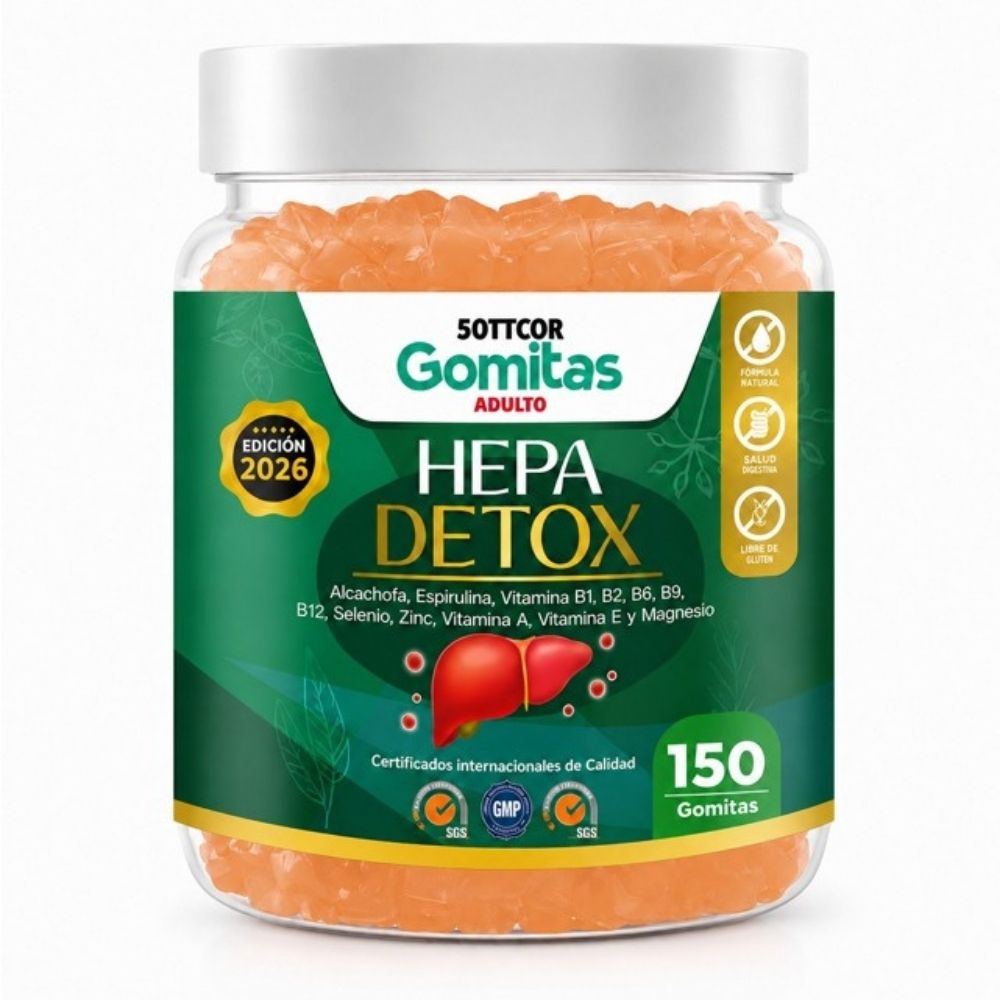 GOMITAS HEPA DETOX PARA ADULTOS 150 GOMITAS SOTTCOR LABS
