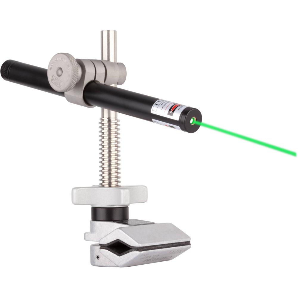 Cardellini Set de Puntero Láser Verde con Soporte Giratorio y Mini Abrazadera