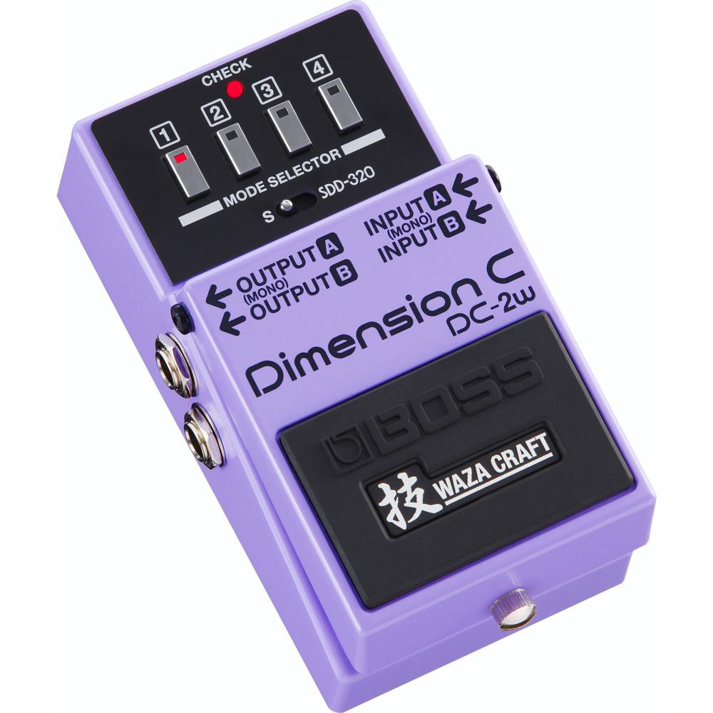 BOSS Pedal de Efectos DC-2W Waza Dimension C para Guitarra Eléctrica - 20 Efectos de Dime