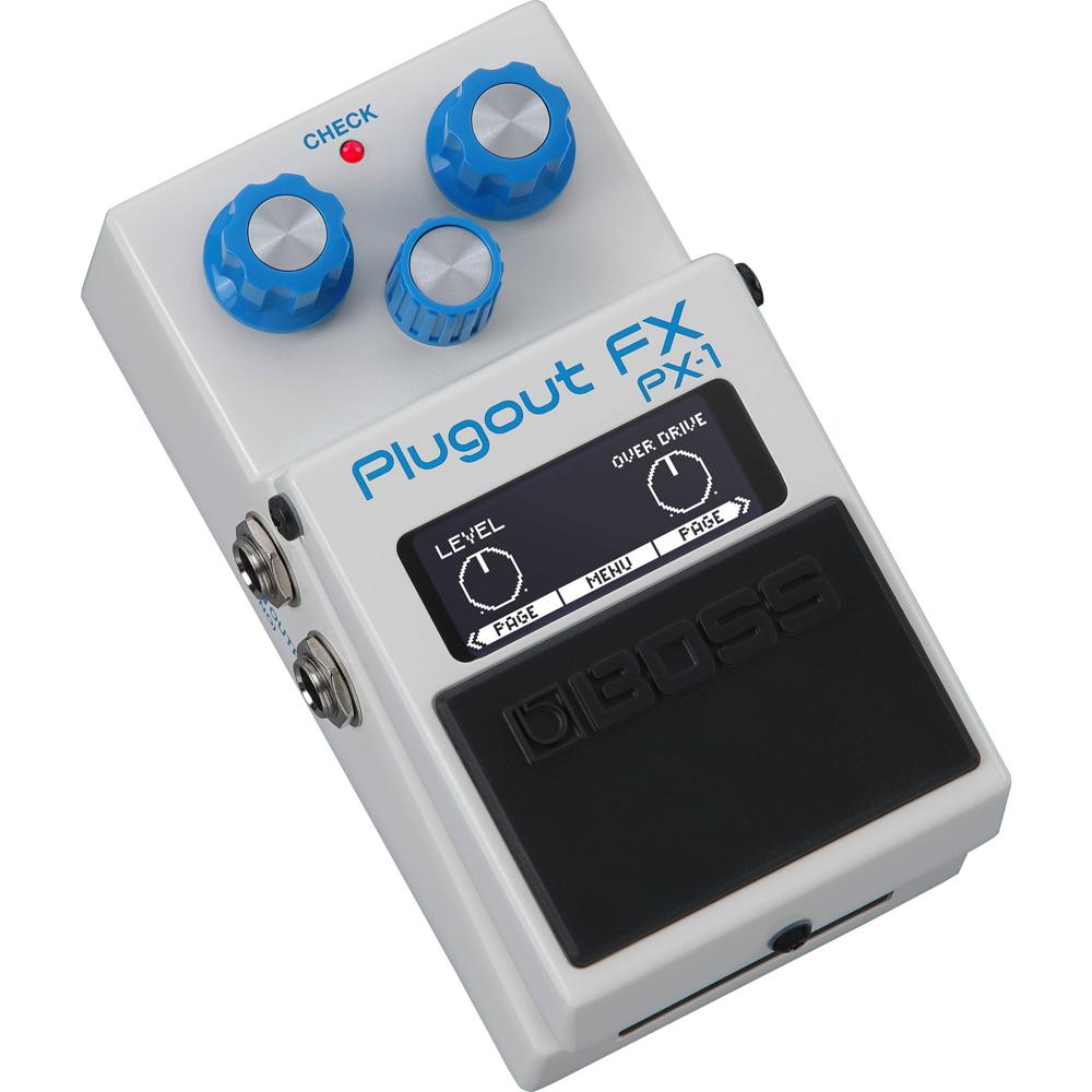 BOSS PX-1 Pedal de Efectos para Guitarra con 16 Efectos, Pantalla LCD y Conexiones USB-C