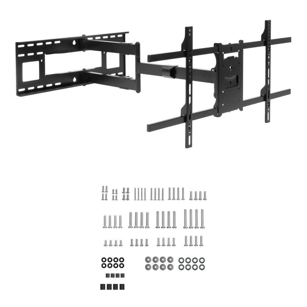 Mount-It! Soporte de Pared Full Motion para Pantallas de 42 a 80"" con Kit de Hardware Univ