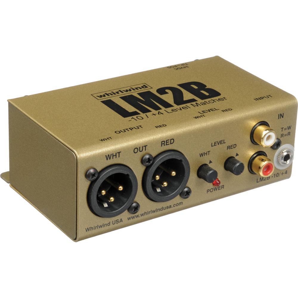 Whirlwind LM2B Convertidor de Nivel de Línea de 2 Canales - Unbalanced a Balanced, Conect