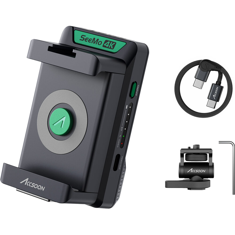 Accsoon SeeMo 4K Adaptador HDMI para Smartphone Android - Monitor de Cámara, Carga y Tran