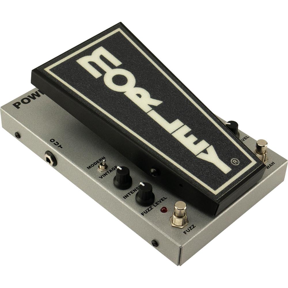 Morley Classic Power Fuzz Wah Pedal Fuzz/Wah-Wah con Circuito Electro-Óptico, Modos Vinta