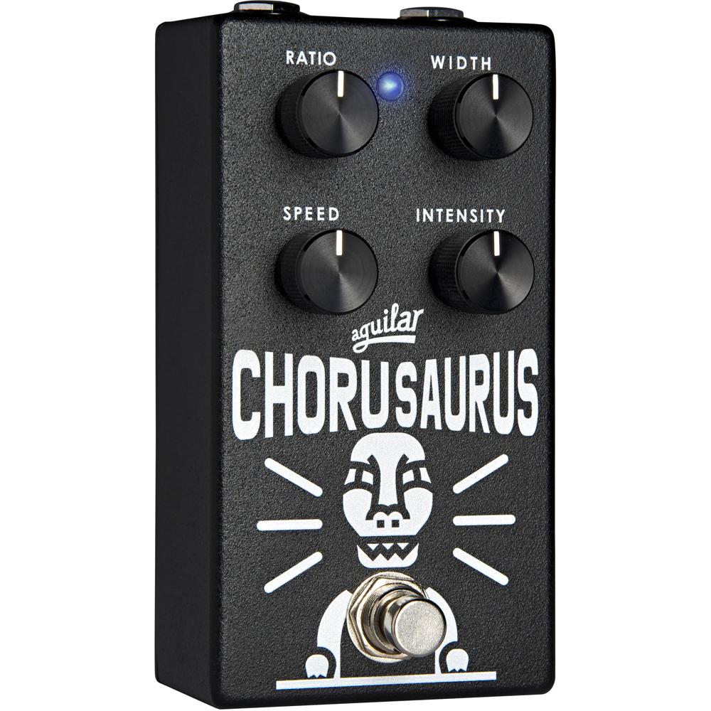 Aguilar Chorusaurus Pedal de Chorus para Bajo con Control de Ratio, Velocidad, Intensidad