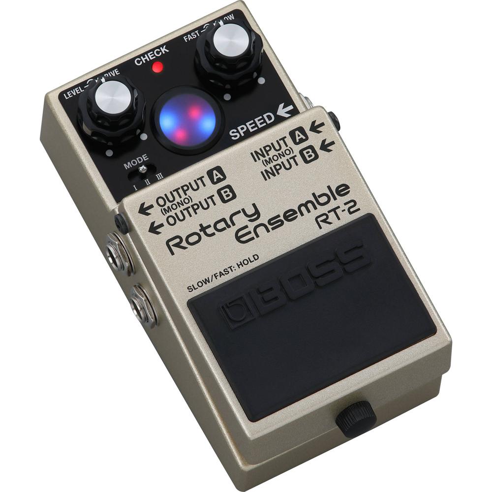 BOSS Pedal de Efectos RT-2 Rotary Ensemble para Guitarra, con Tres Modos de Rotary y Contr