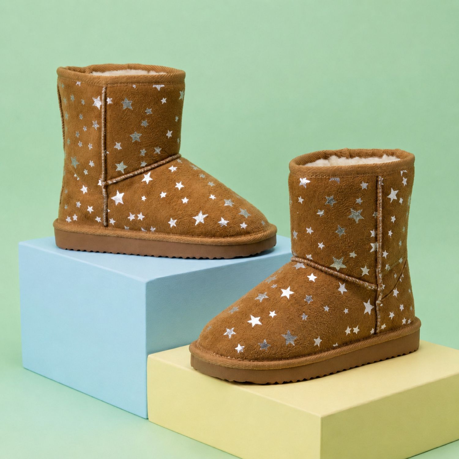 Botas Niña Circus Estrellas Camel 32