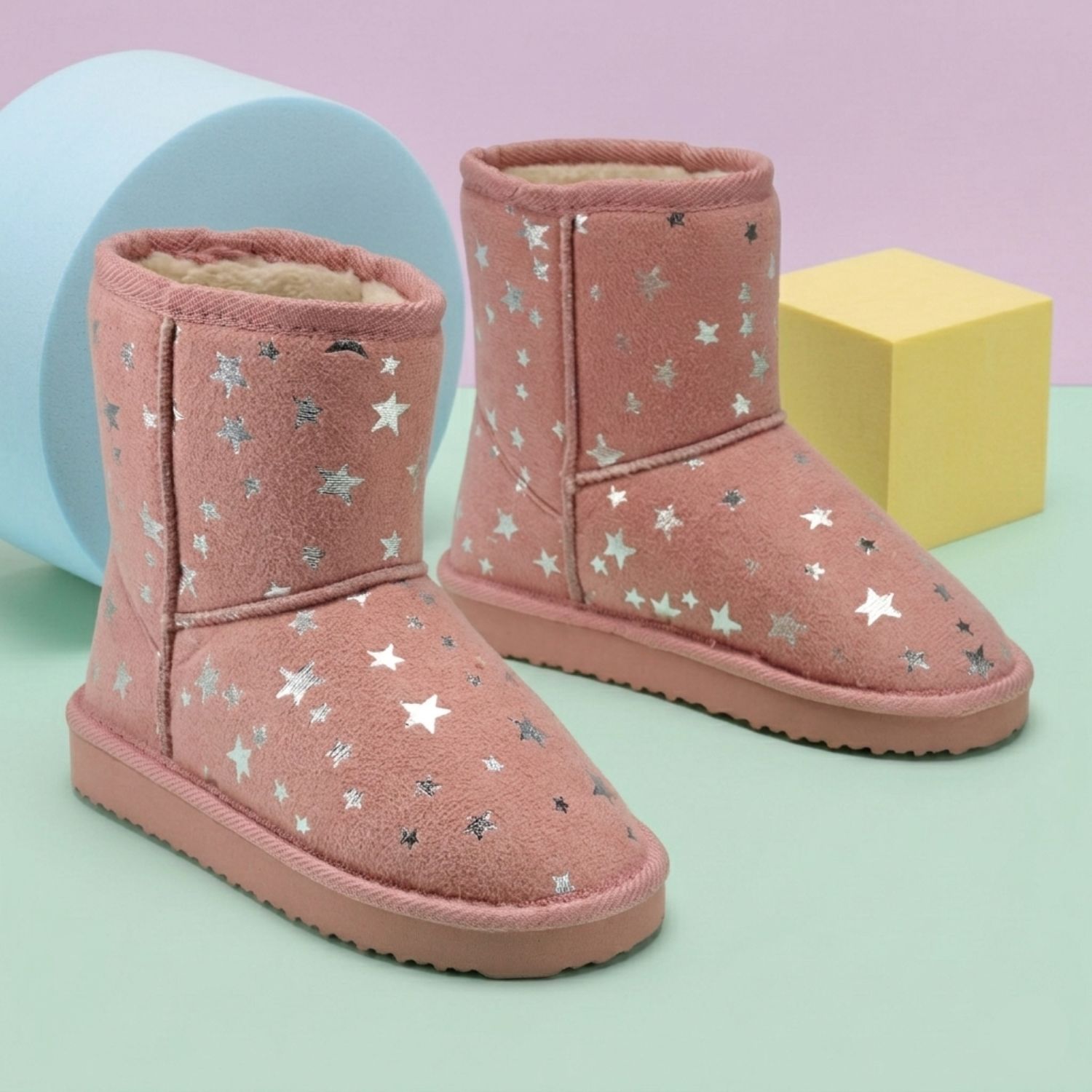 Botas Niña Circus Estrellas Rosado 28