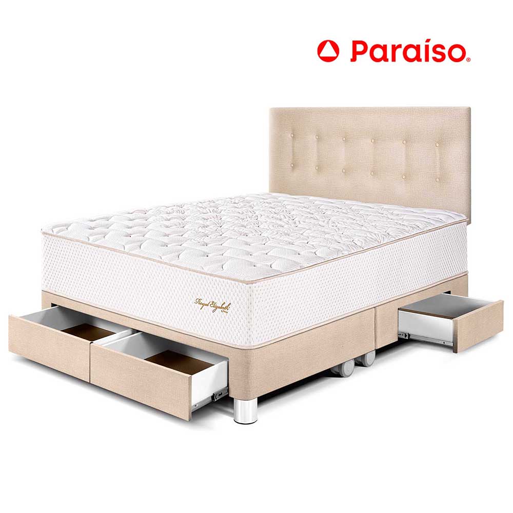 Dormitorio Royal Elizabeth con Cajones Queen Champagne