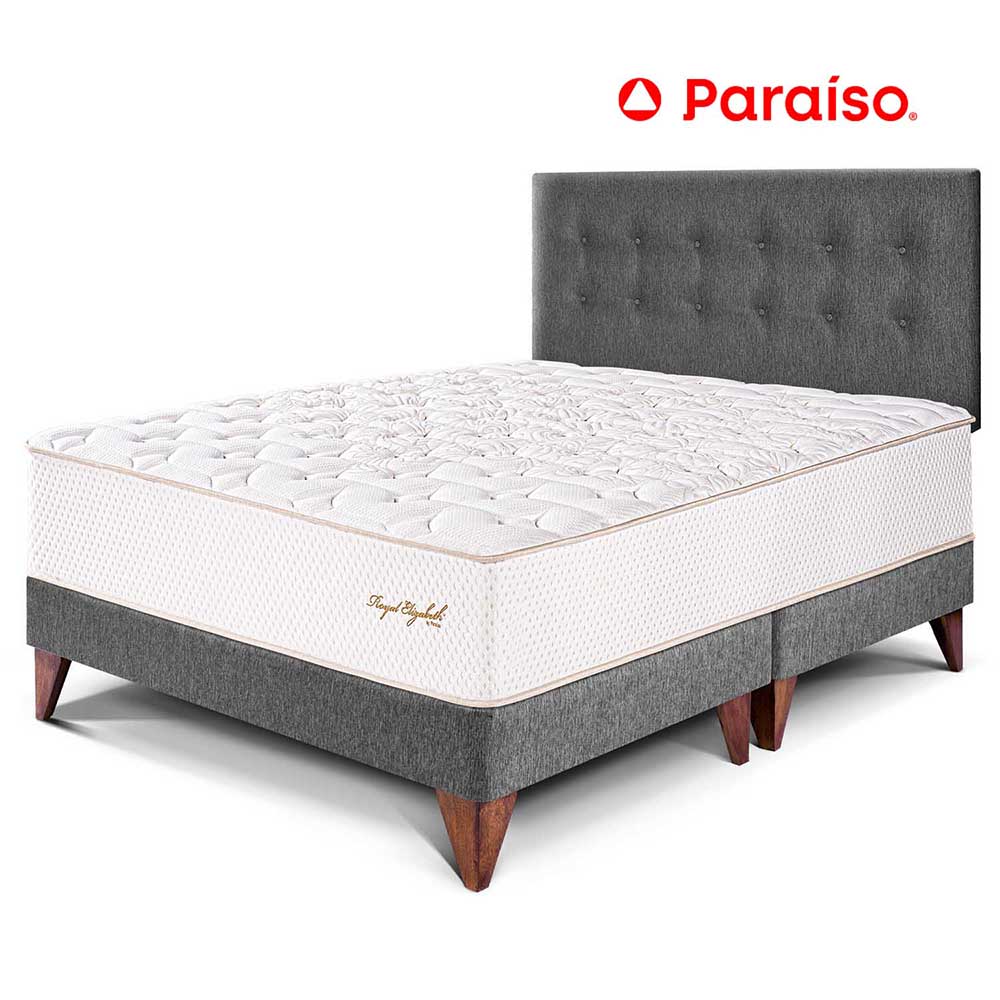 Dormitorio Europeo Royal Elizabeth Queen Gris