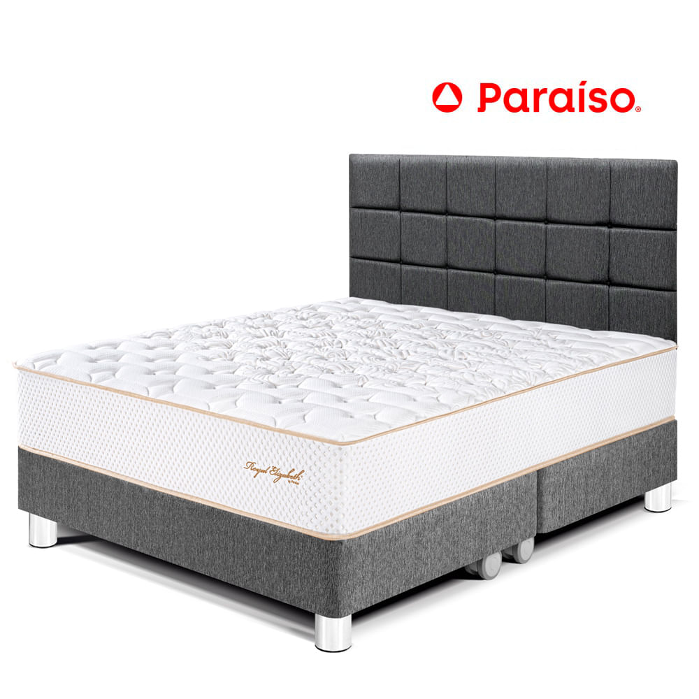 Dormitorio Royal Elizabeth King Cabecera Blocks Gris
