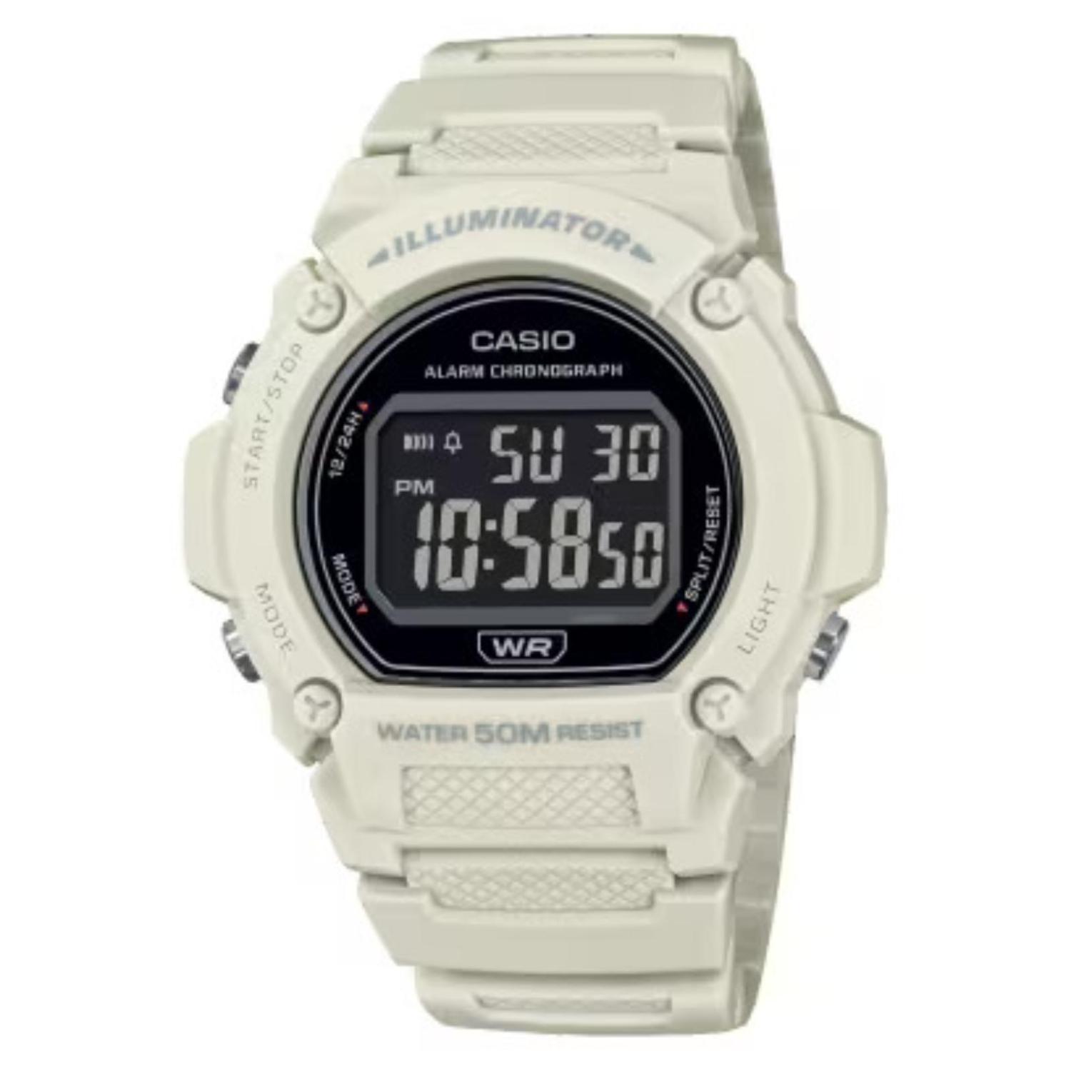 Reloj Casio W-219Hc-8Bv Hombre Blanco Digital