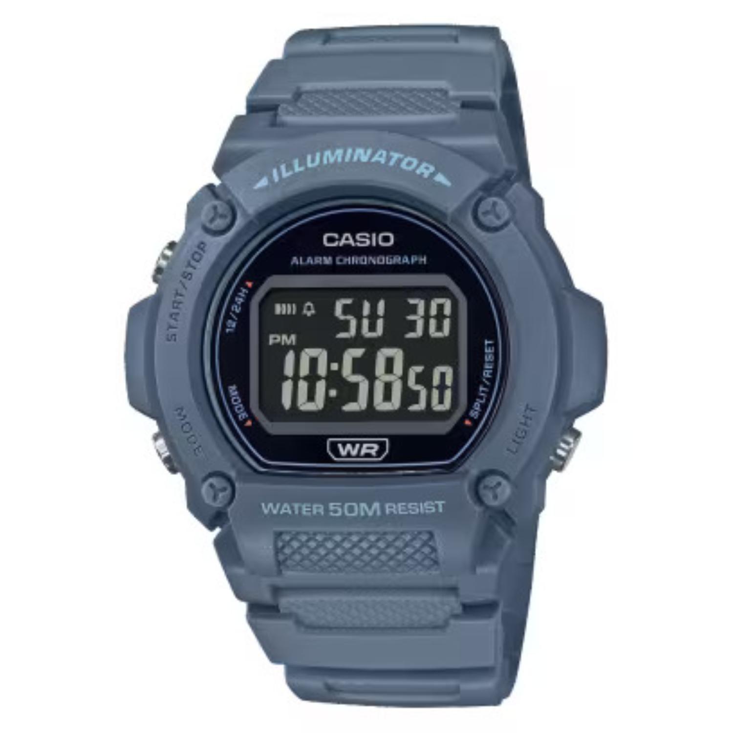 Reloj Casio W-219Hc-2Bv Hombre Gris Digital