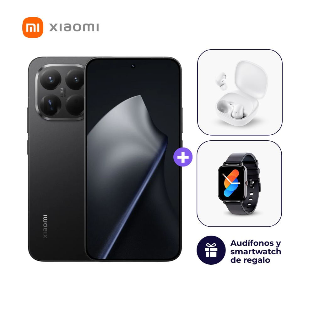 Xiaomi 15T Pro 512GB 12GB Ram Negro y Smartwatch - Audifonos
