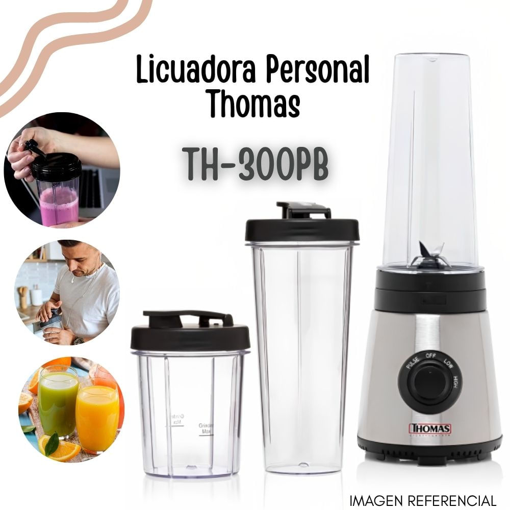 Mini Licuadora Personal Blender Thomas TH-300PB