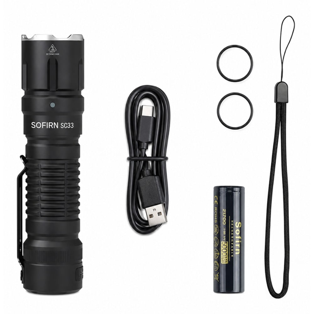 Linterna Led Sofirn Sc33 Potente De 5200 Lúmenes