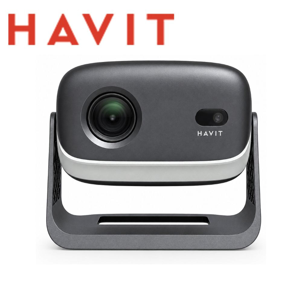 Proyector Inteligente HAVIT PJ235 PRO 8000 Lumens Android TV Negro