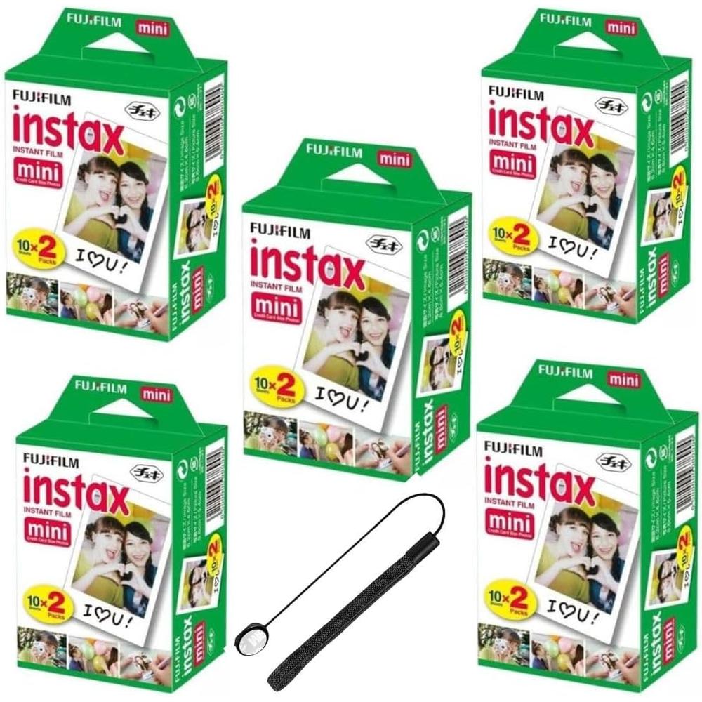 PELÍCULA INSTANTÁNEA FUJIFILM INSTAX MINI - PACK 100 HOJAS | BLANCO