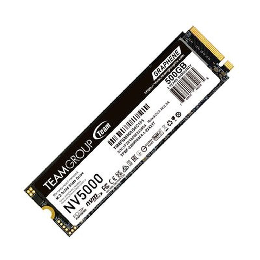 Disco Duro Sólido Interno TeamGroup Vulcan NV5000 500GB M.2 NVMe PCIe