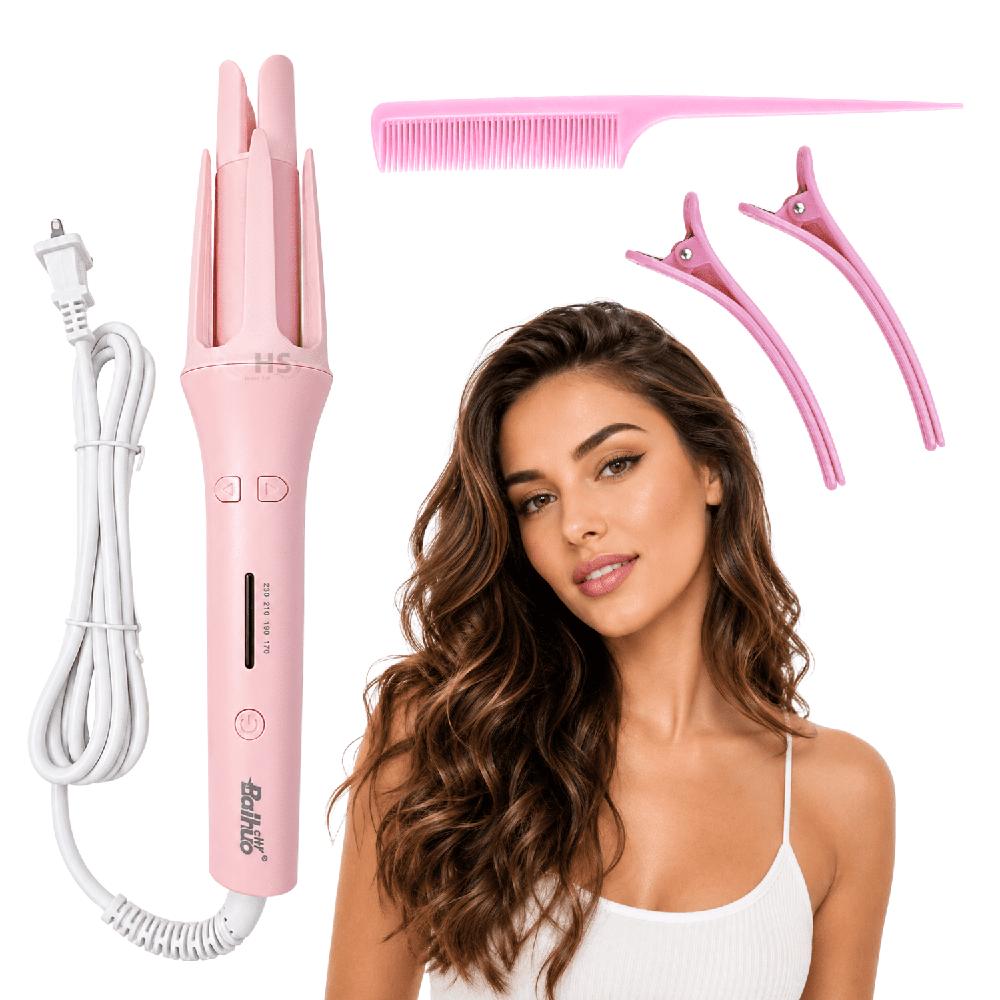 Rizadora Automático Baihuo Rosa Con Temperatura Ajustable