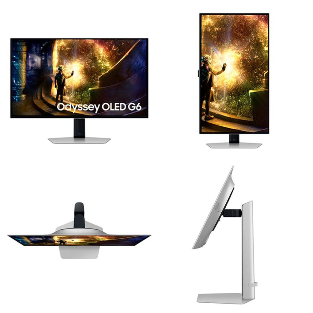 Monitor plano gaming SAMSUNG Odyssey OLED G6, 27"" QHD, 240Hz, HDMI, DP
