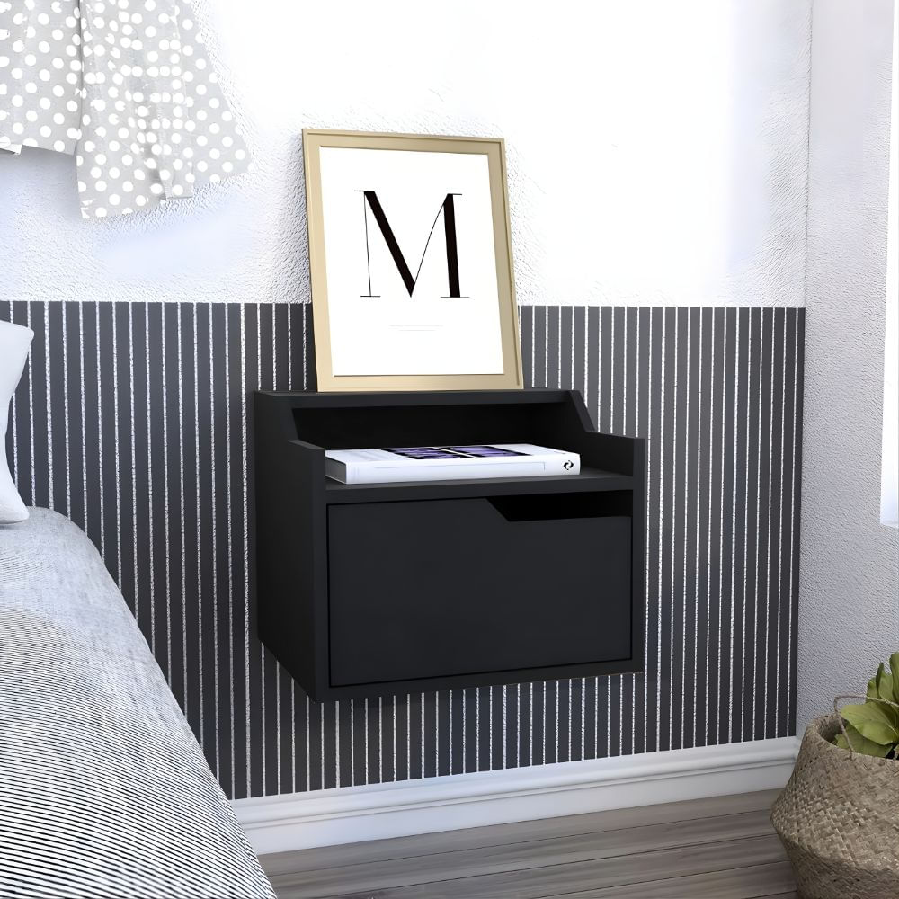 Velador Mesa de Noche Daiki Negro | Masiva Home