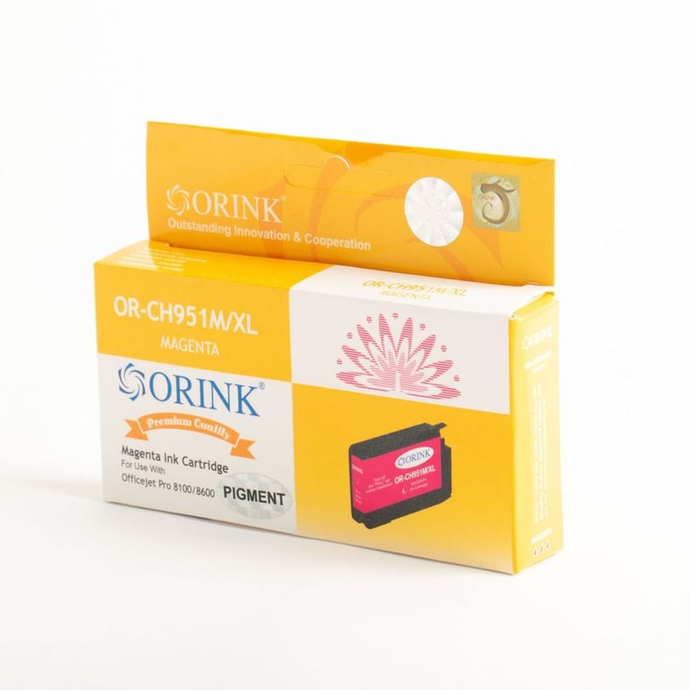 Cartucho de tinta Compatible Orink CH 951 XL Rojo Magenta